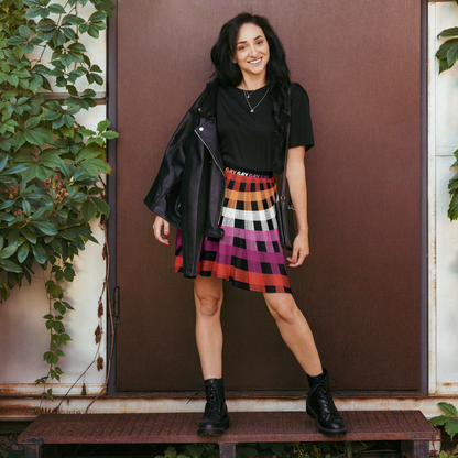 Lesbian Flannel Skater Skirt - GAY