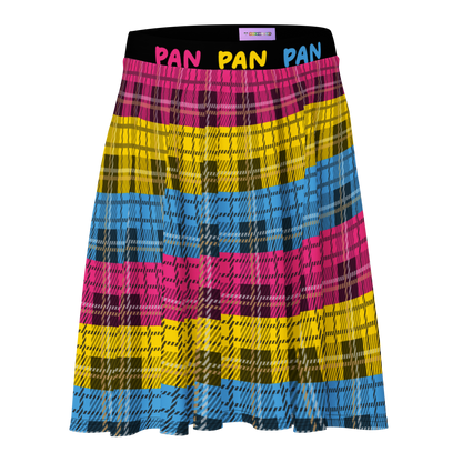 Pan Plaid Skater Skirt - PAN