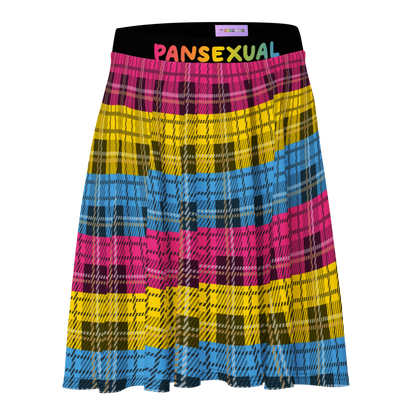 Pan Plaid Skater Skirt - PANSEXUAL