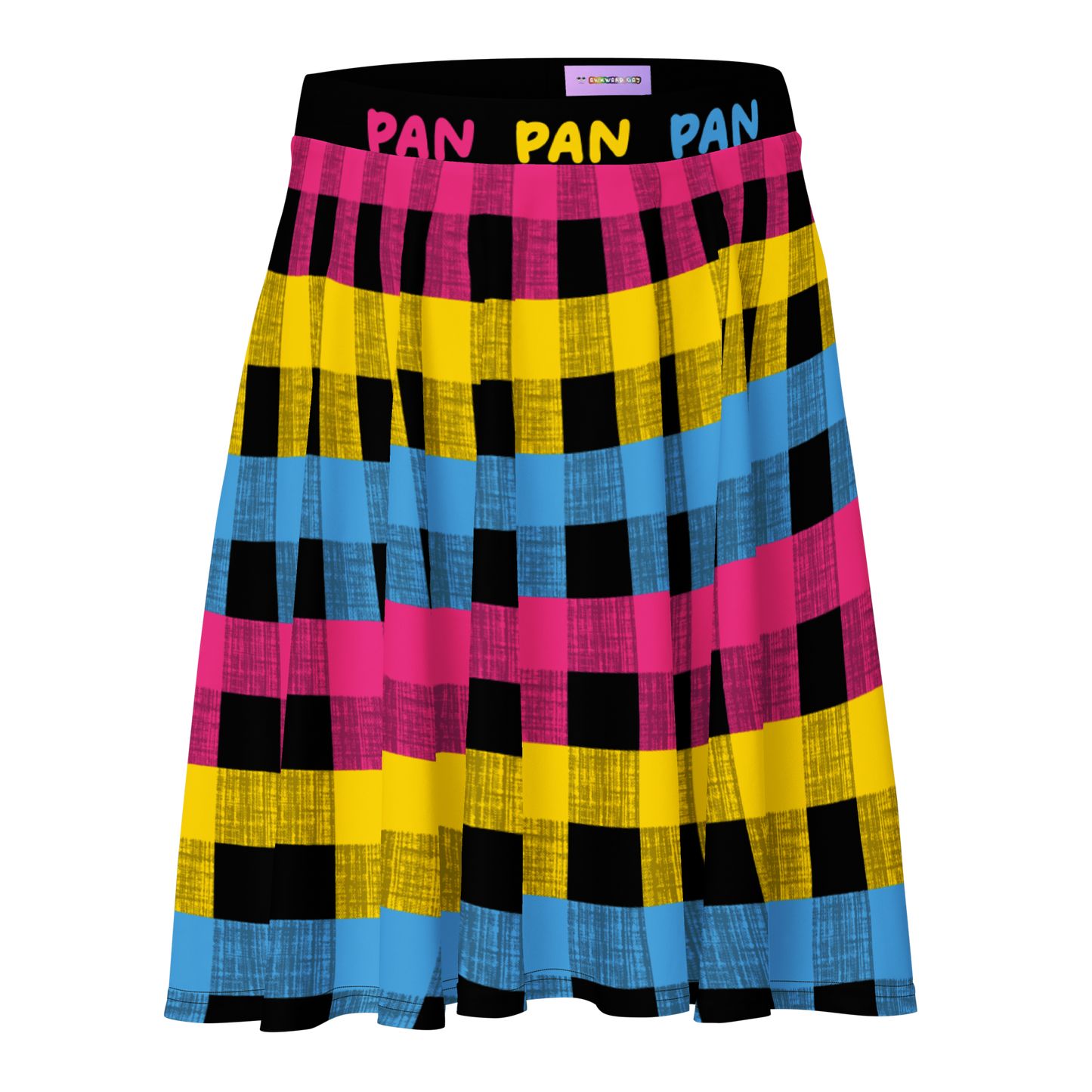 Pan Flannel Skater Skirt - PAN