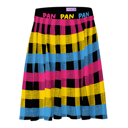 Pan Flannel Skater Skirt - PAN