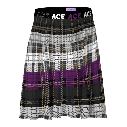 Ace Plaid Skater Skirt - ACE