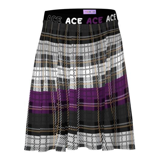 Ace Plaid Skater Skirt - ACE