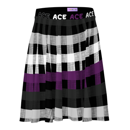 Ace Flannel Skater Skirt - ACE