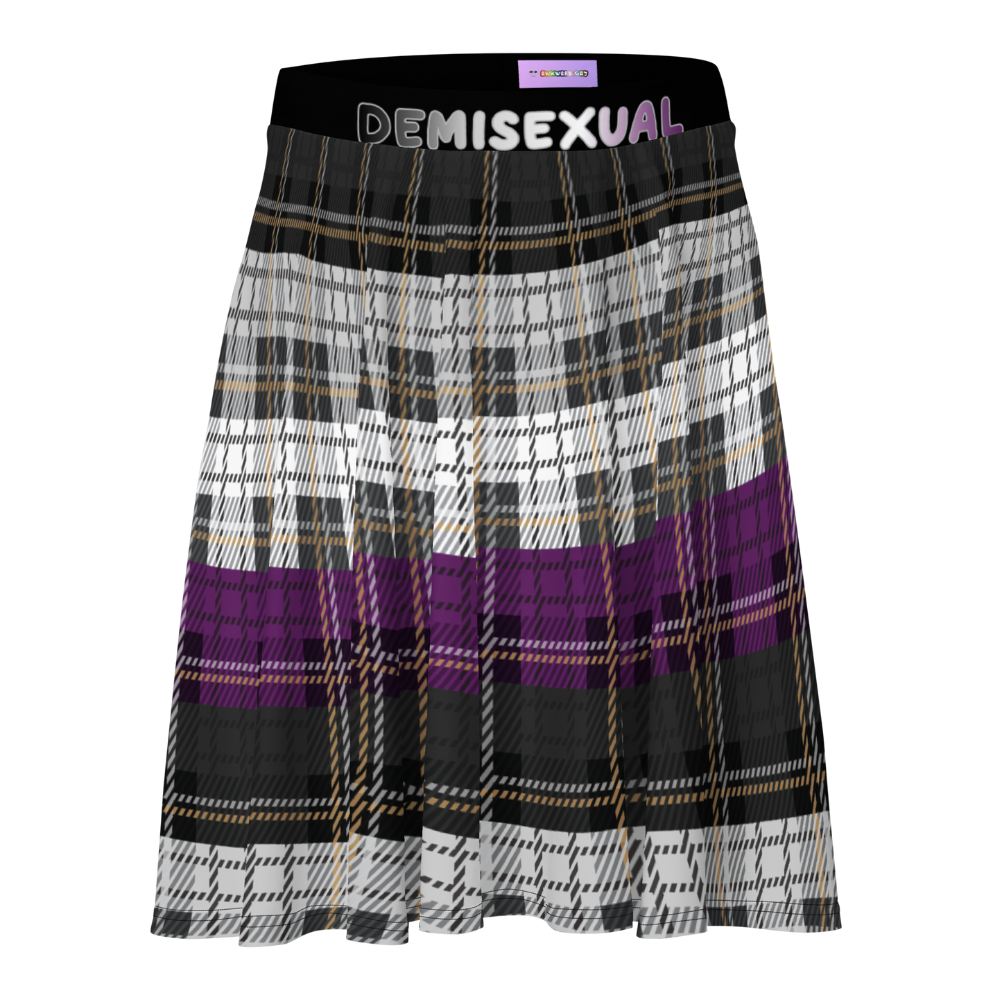 Ace Plaid Skater Skirt - DEMISEXUAL