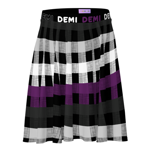 Ace Flannel Skater Skirt - DEMI