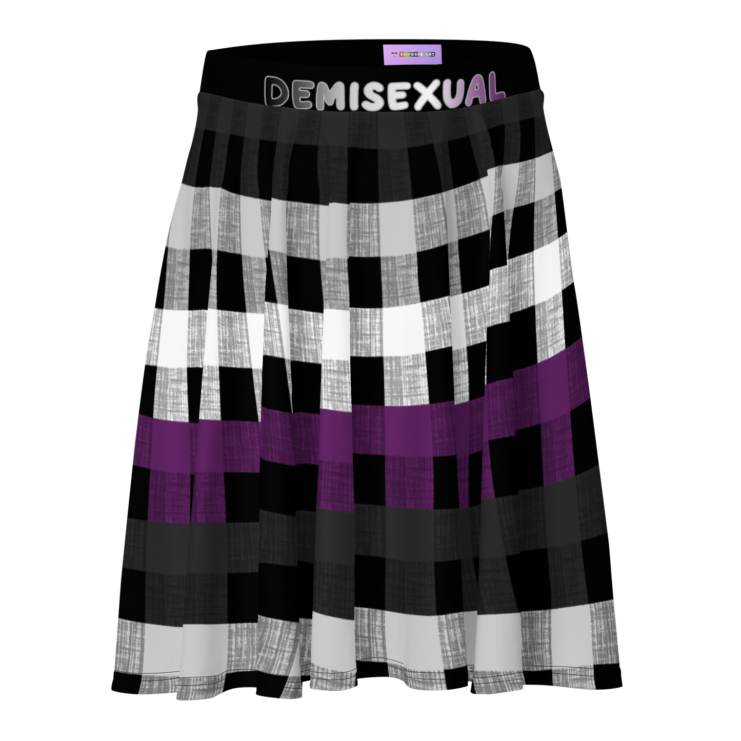 Ace Flannel Skater Skirt - DEMISEXUAL