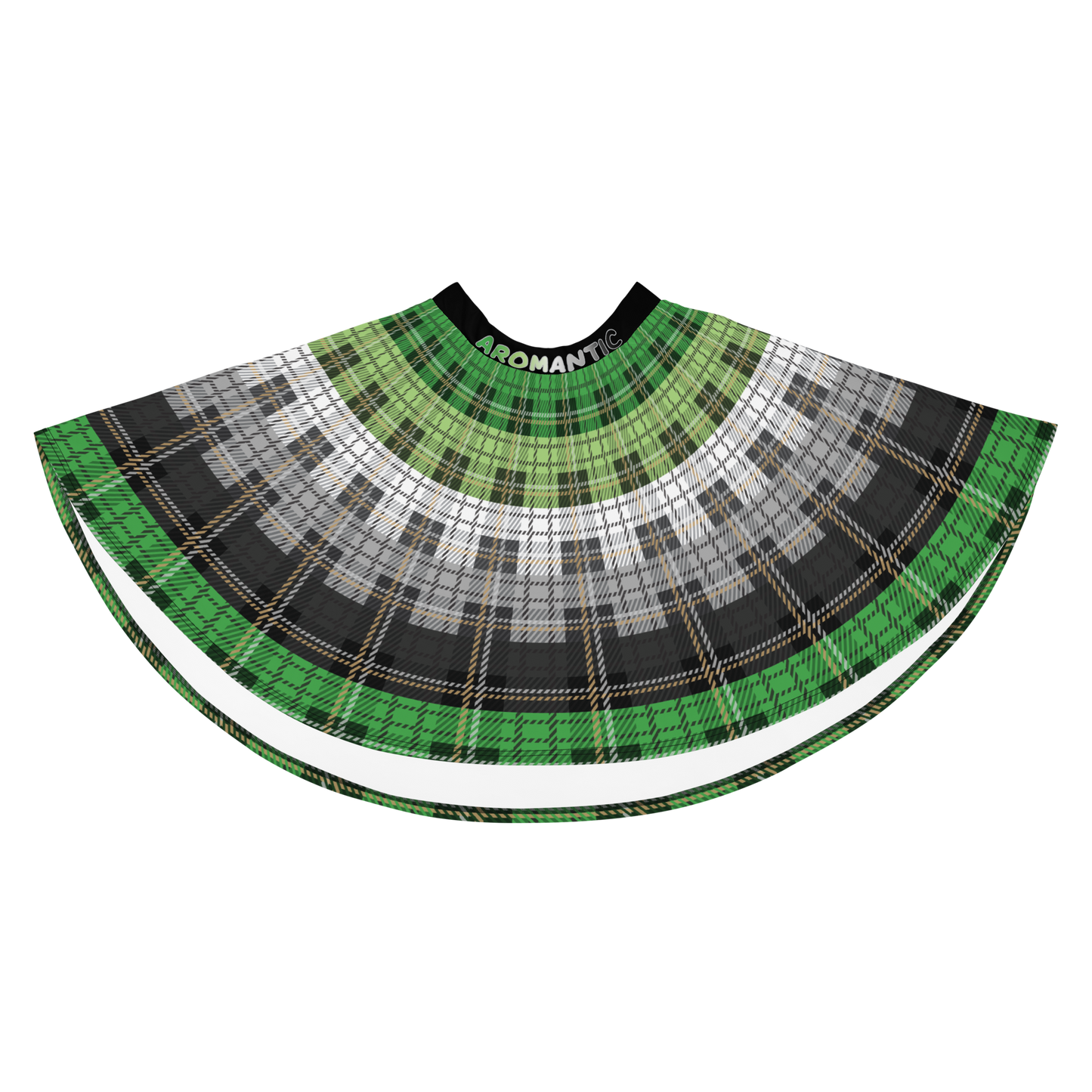 Aro Plaid Skater Skirt - AROMANTIC