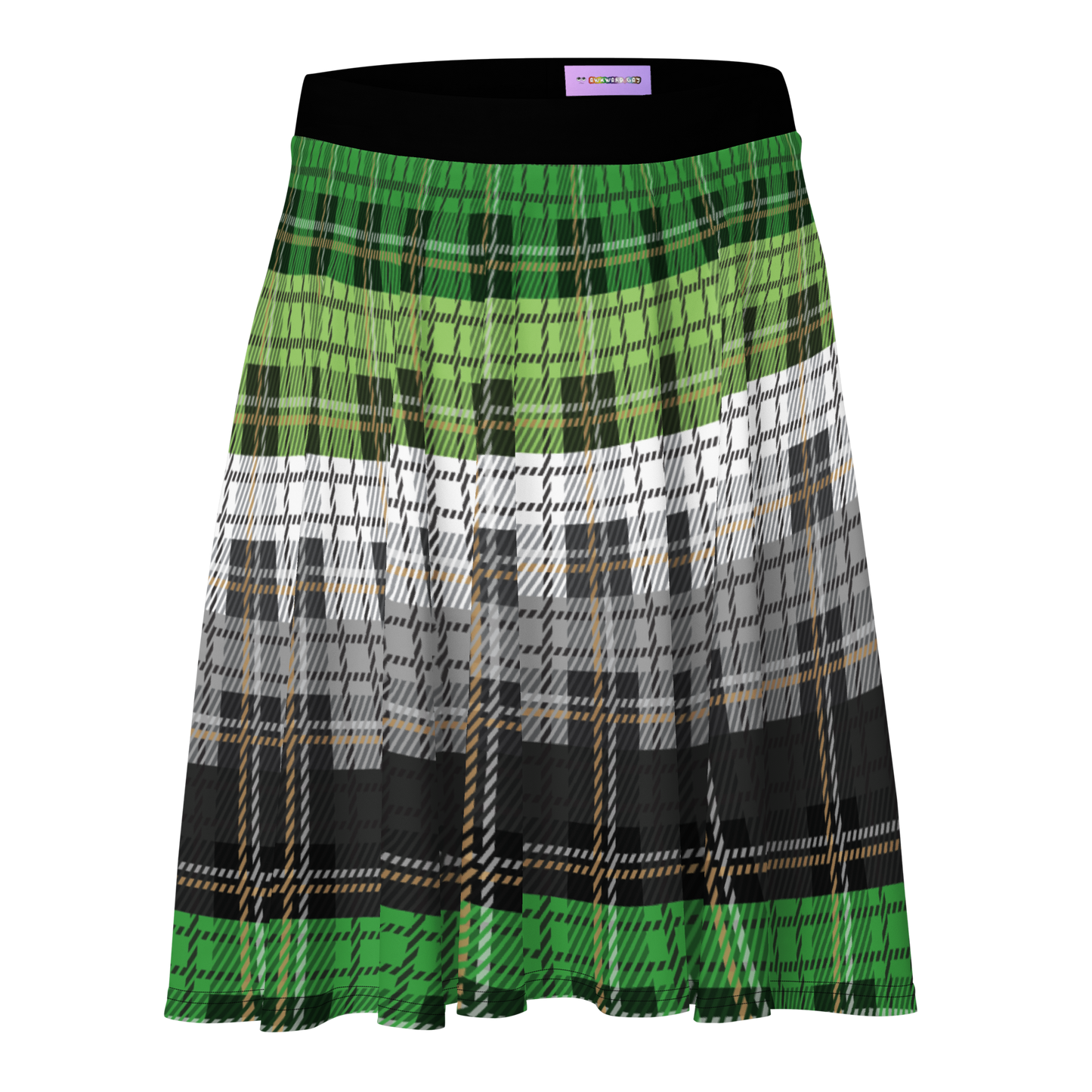 Aro Plaid Skater Skirt