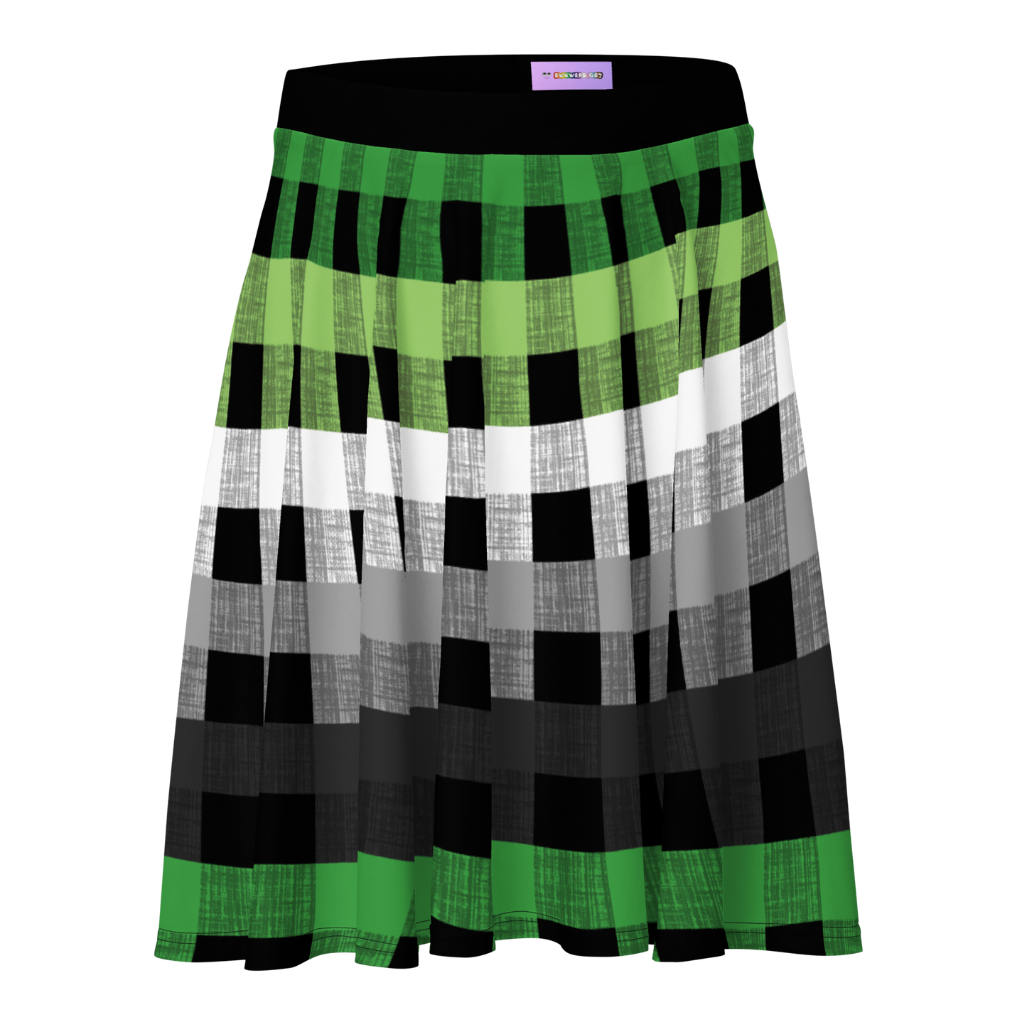 Aro Flannel Skater Skirt