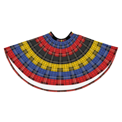 Poly Plaid Skater Skirt - QUEER