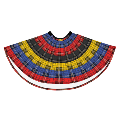 Poly Plaid Skater Skirt - POLYAMOROUS