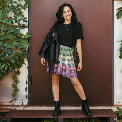 Genderfae Plaid Skater Skirt - GENDERFAE