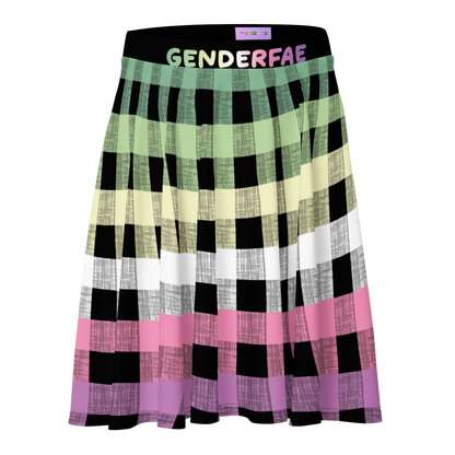 Genderfae Flannel Skater Skirt - GENDERFAE