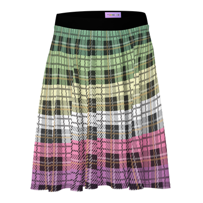 Genderfae Plaid Skater Skirt