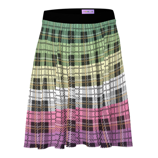 Genderfae Plaid Skater Skirt