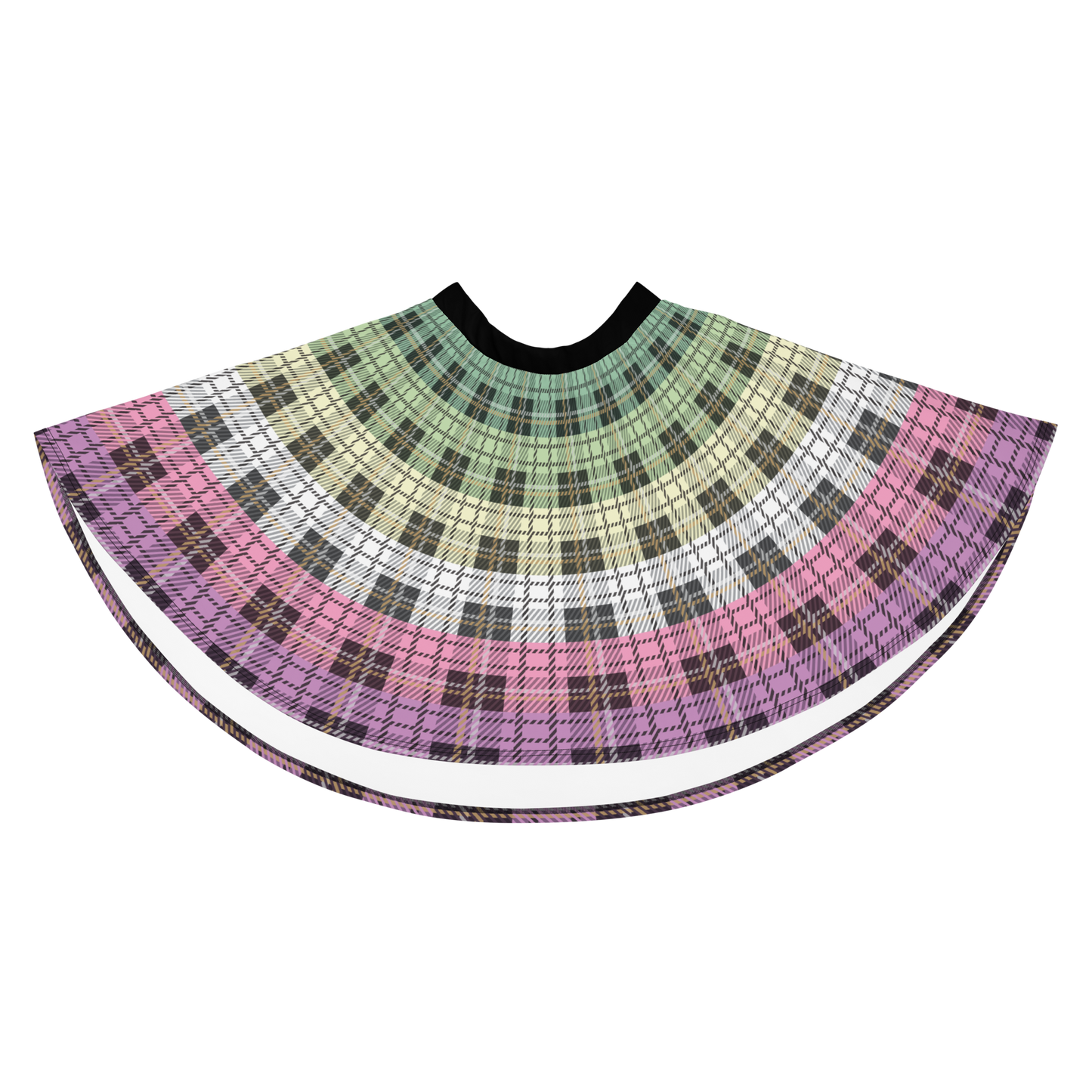 Genderfae Plaid Skater Skirt