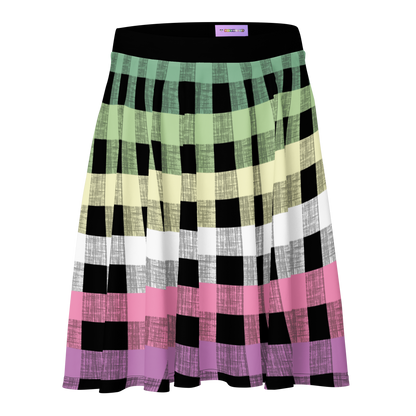 Genderfae Flannel Skater Skirt