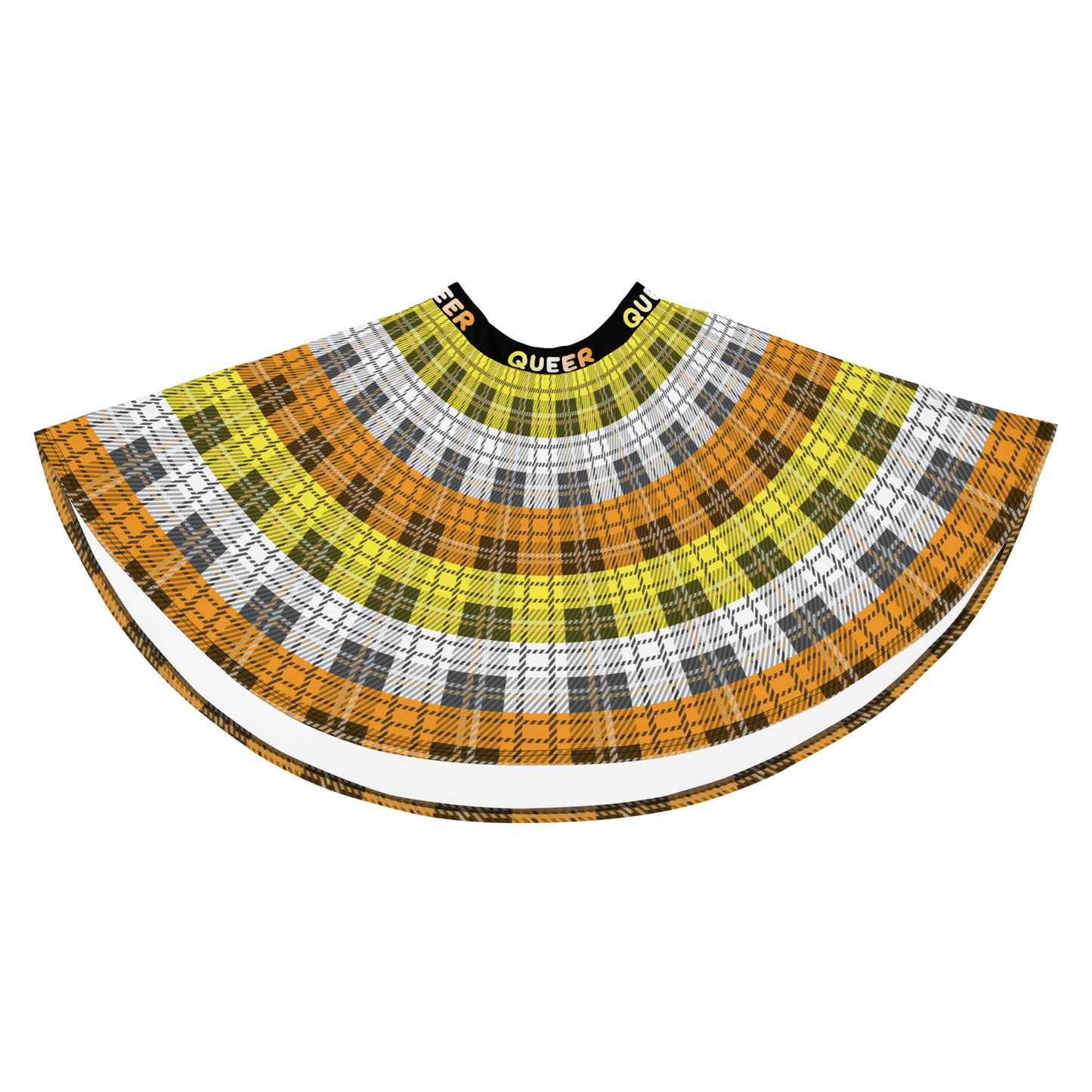 Maverique Plaid Skater Skirt - QUEER