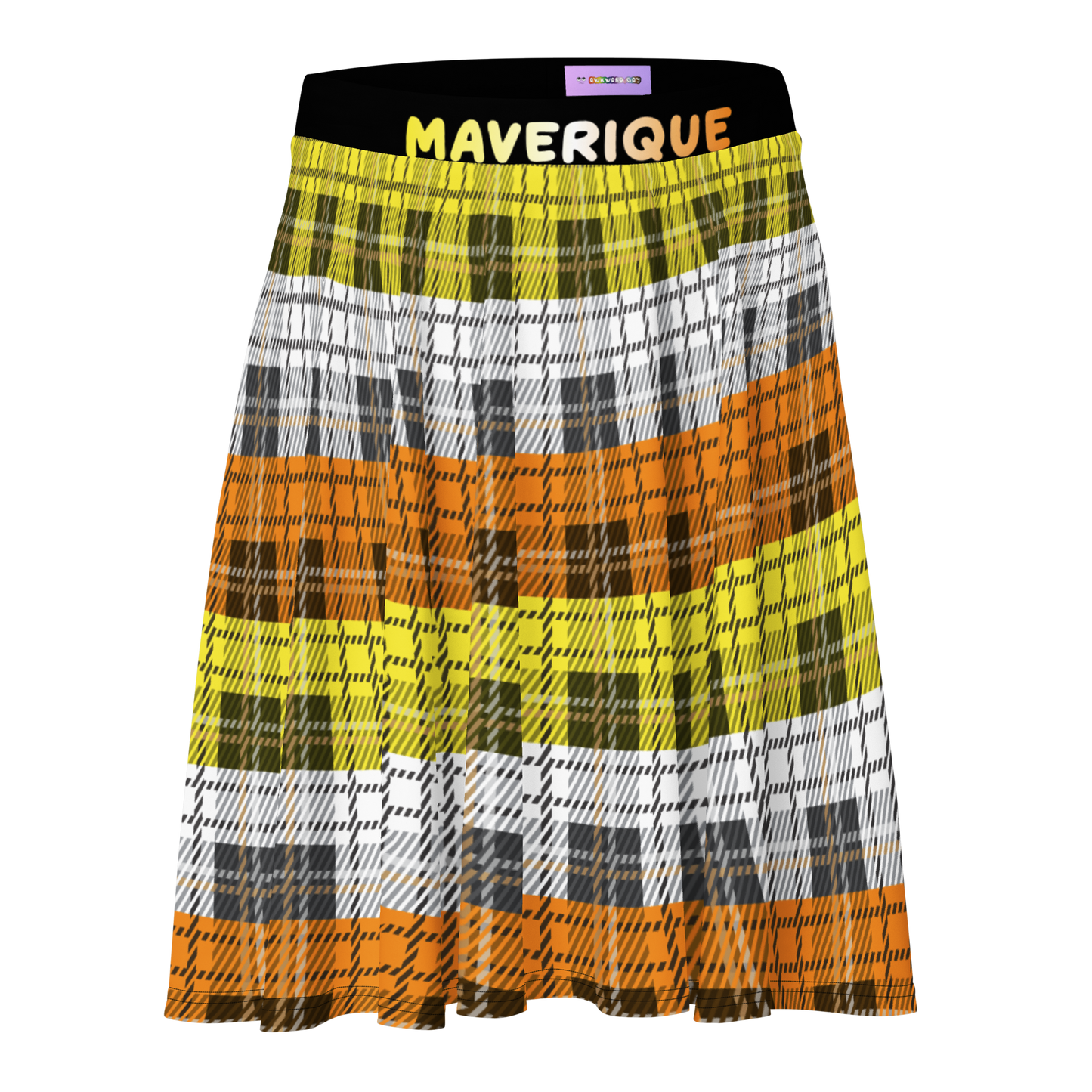 Maverique Plaid Skater Skirt - MAVERIQUE