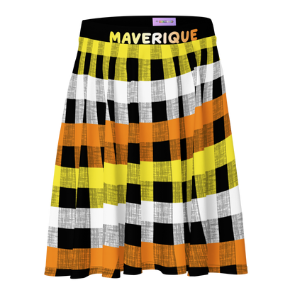 Maverique Flannel Skater Skirt - MAVERIQUE