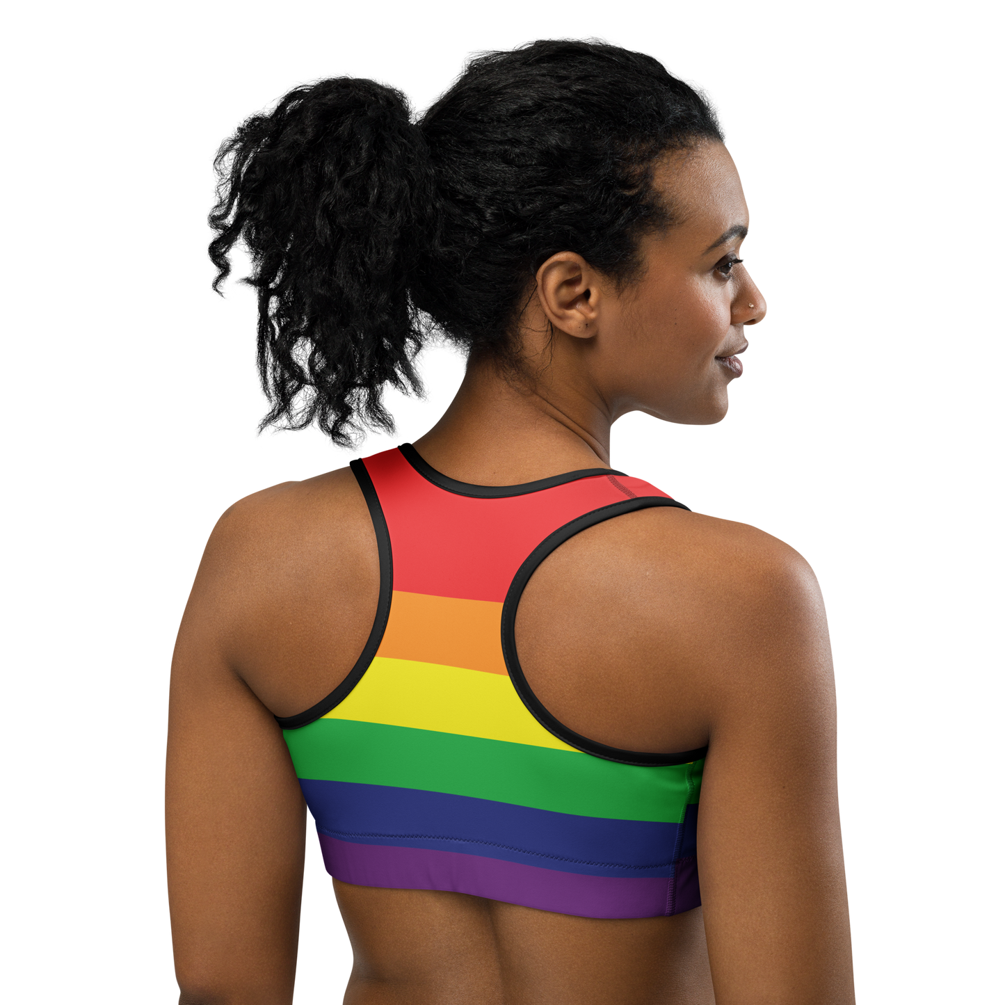 Rainbow Pride Flag Sports bra