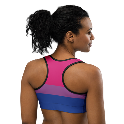 Bi Pride Flag Sports bra