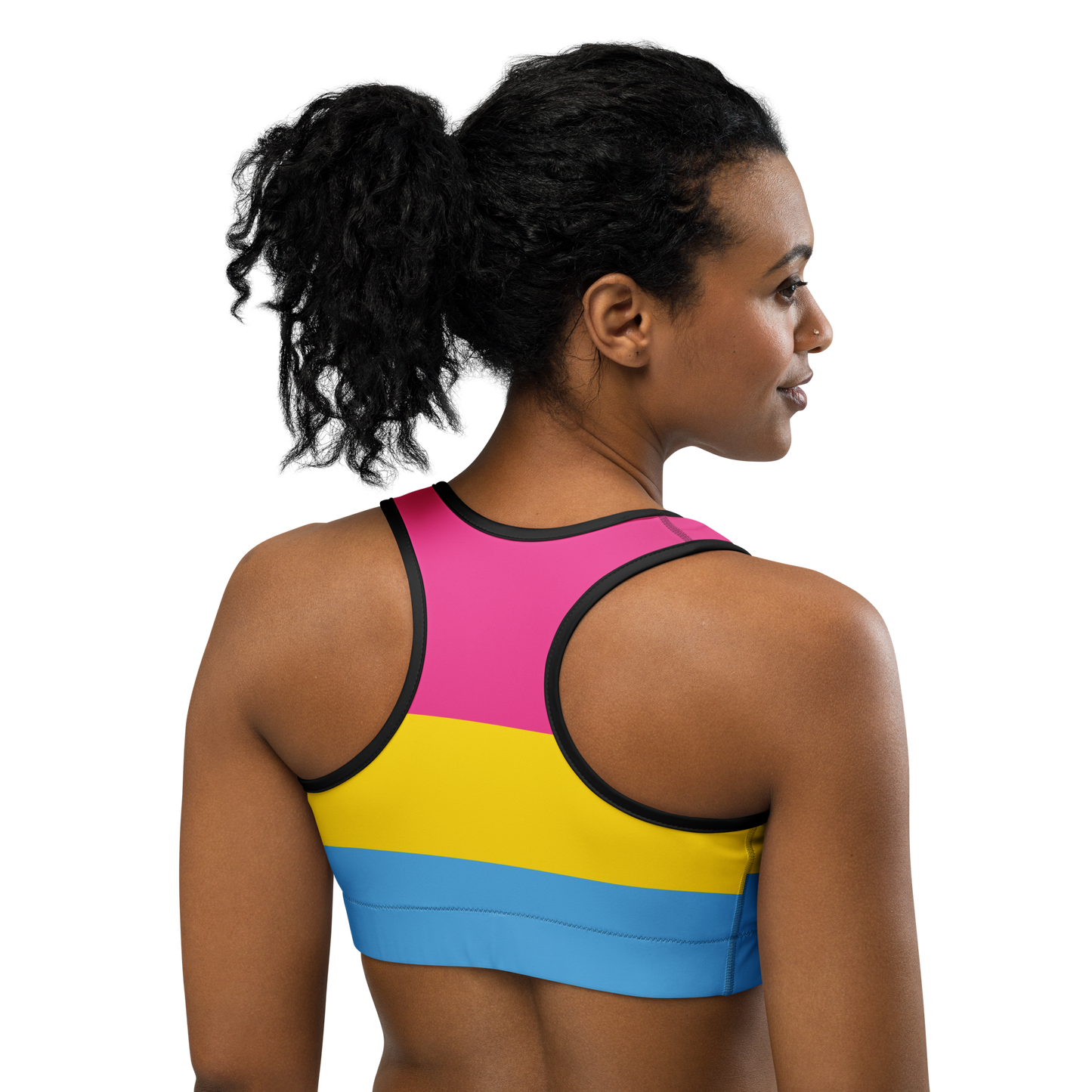 Pan Pride Flag Sports bra