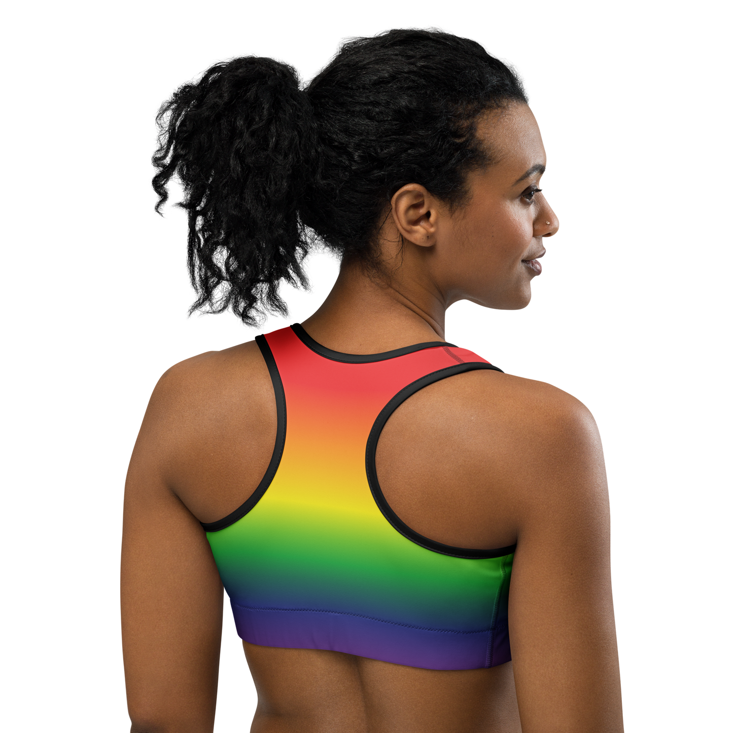 Rainbow Pride Gradient Sports bra