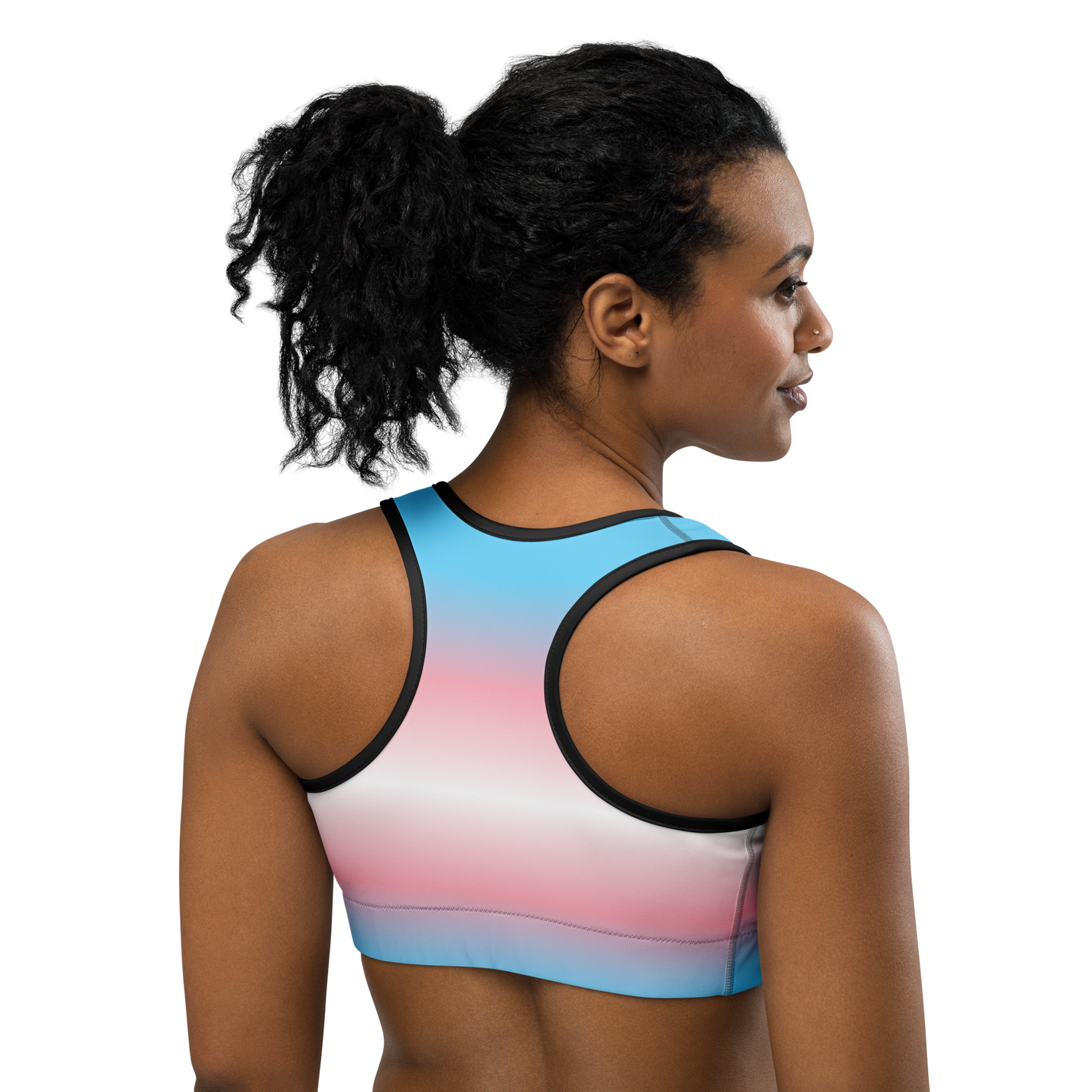 Trans Pride Gradient Sports bra