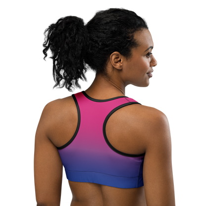 Bi Pride Gradient Sports bra