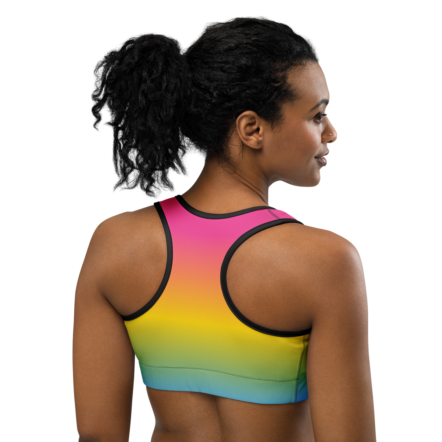 Pan Pride Gradient Sports bra