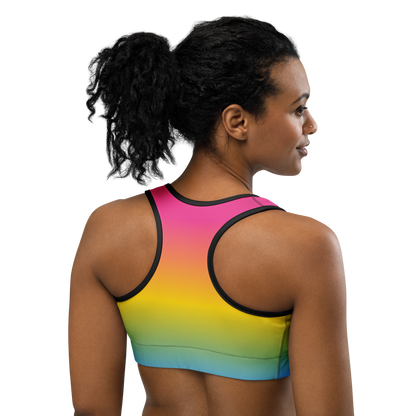 Pan Pride Gradient Sports bra