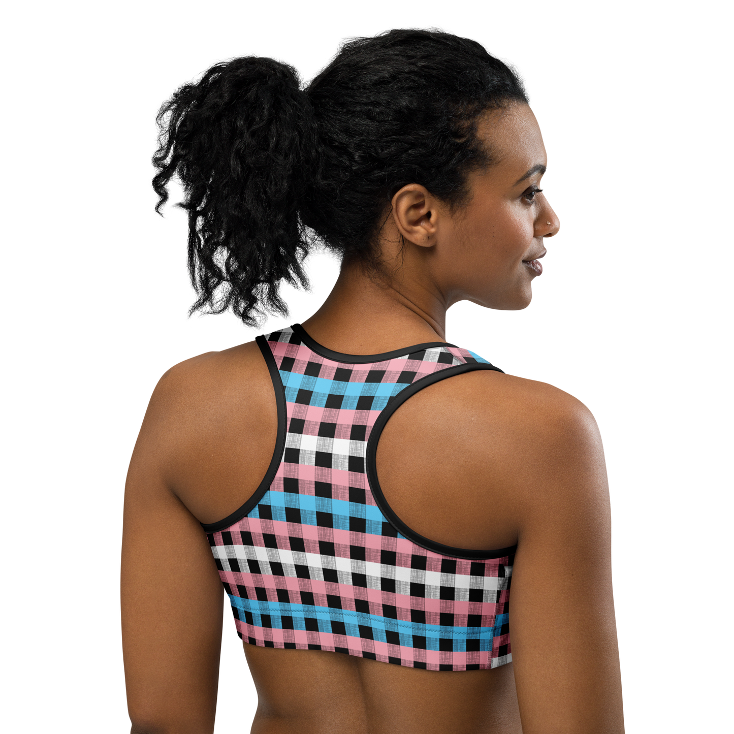 Trans Flannel Sports bra