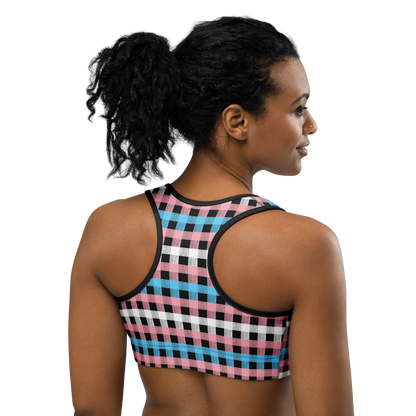 Trans Flannel Sports bra