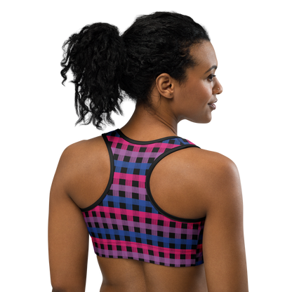 Bi Flannel Sports bra