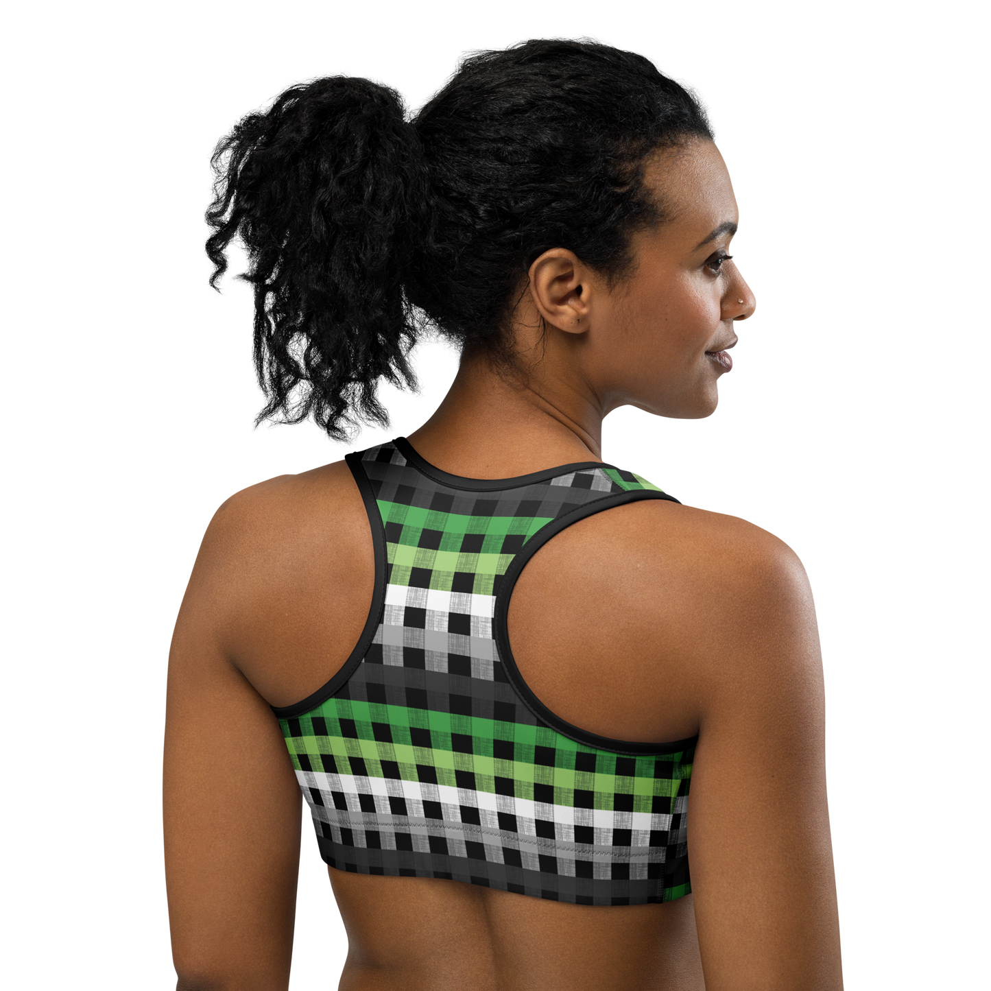 Aro Flannel Sports bra