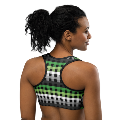 Aro Flannel Sports bra