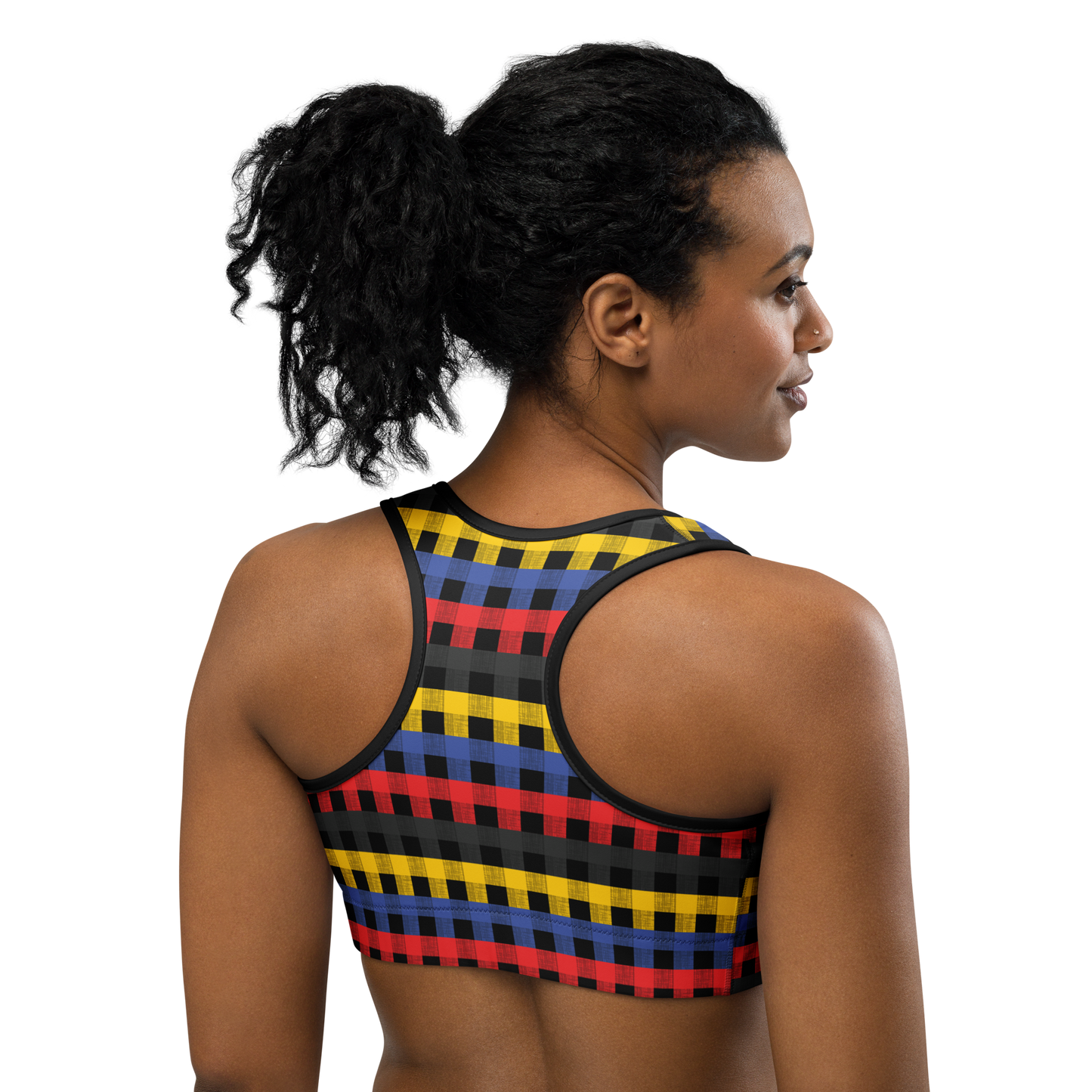 Poly Flannel Sports bra