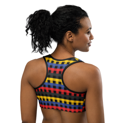 Poly Flannel Sports bra