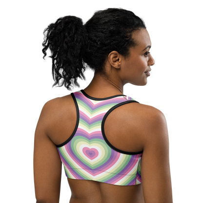 Genderfae Hearts Sports bra