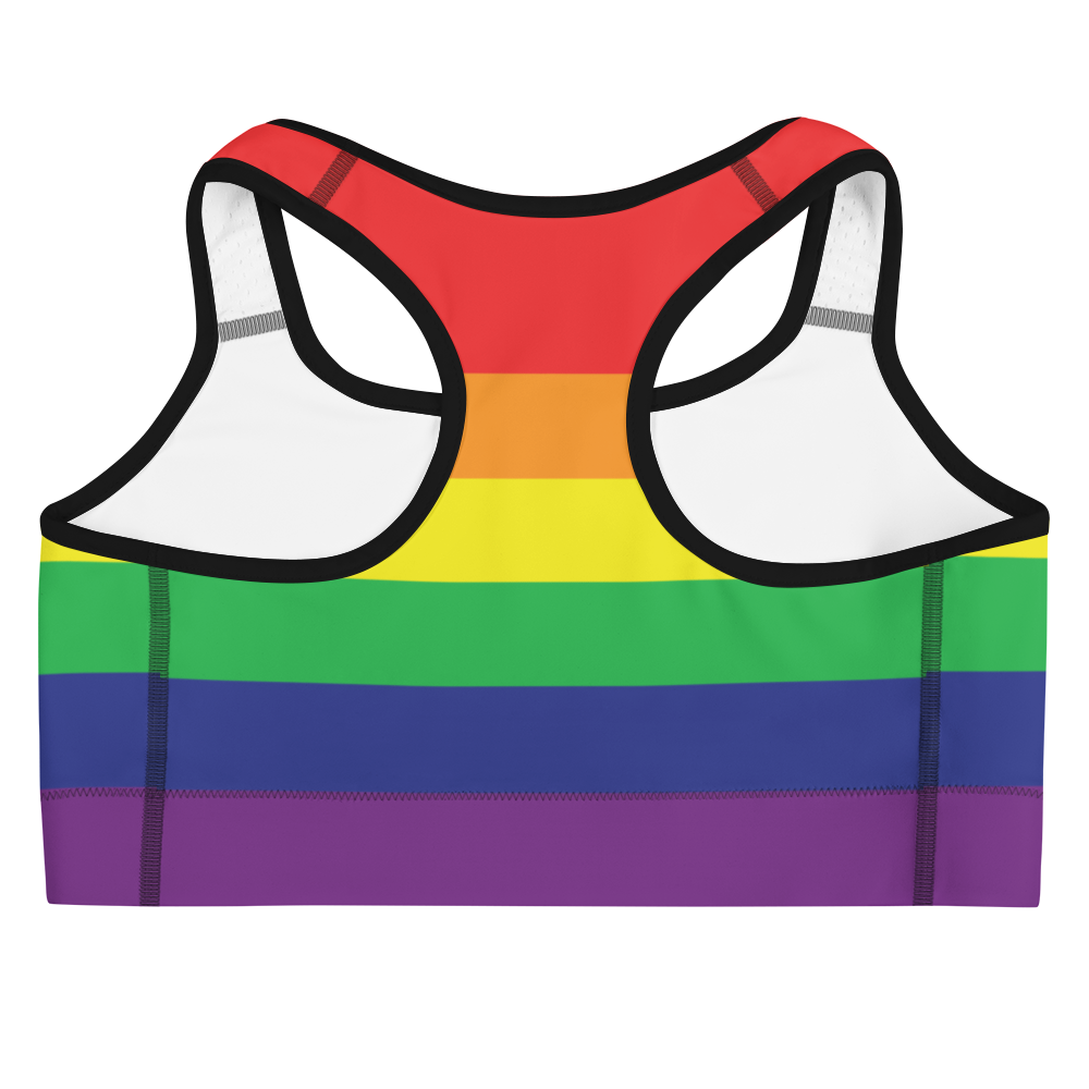 Rainbow Pride Flag Sports bra