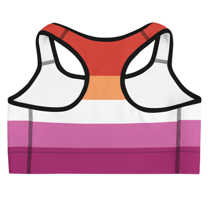 Lesbian Pride Flag Sports bra