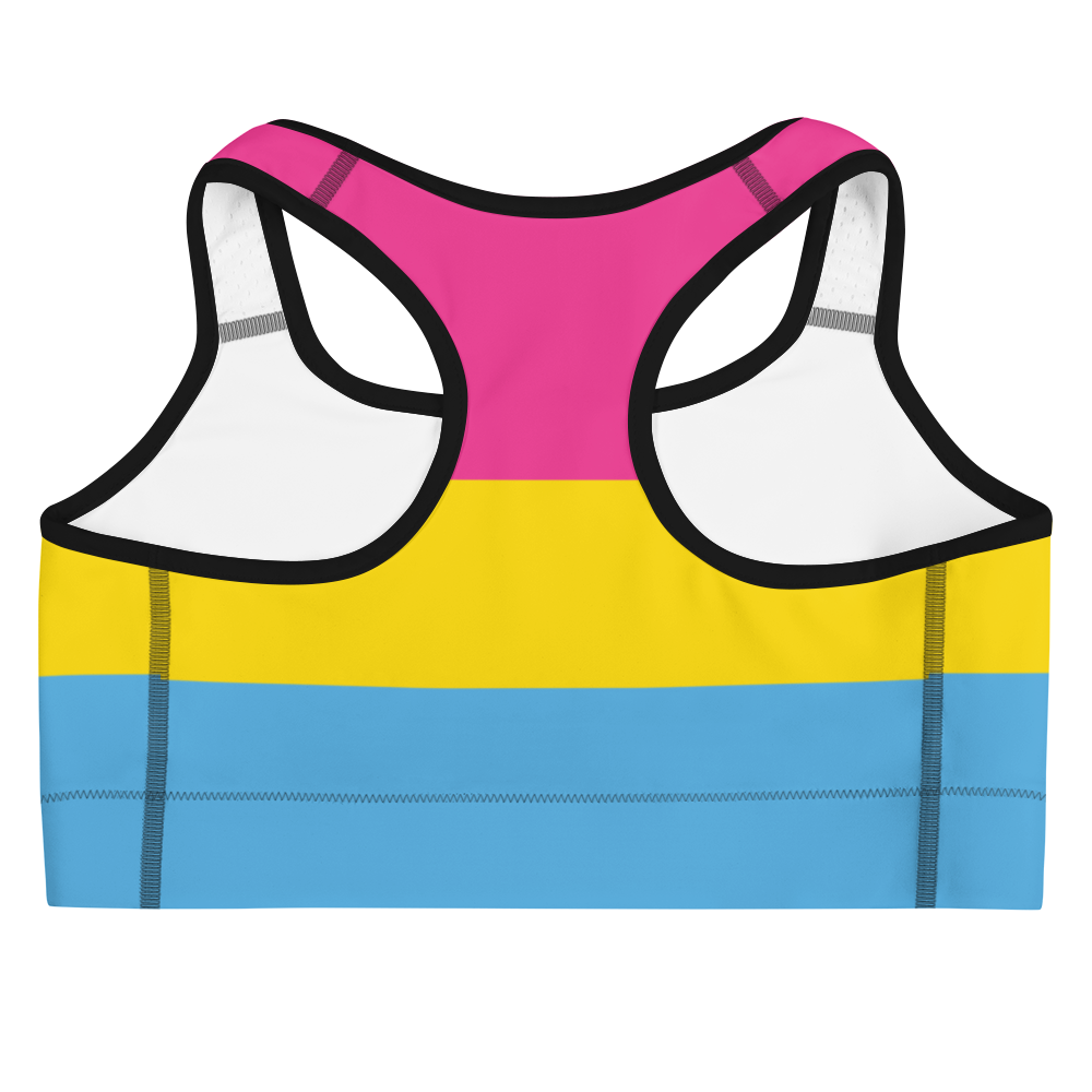 Pan Pride Flag Sports bra