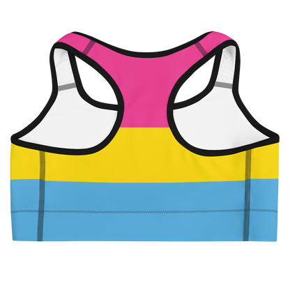 Pan Pride Flag Sports bra