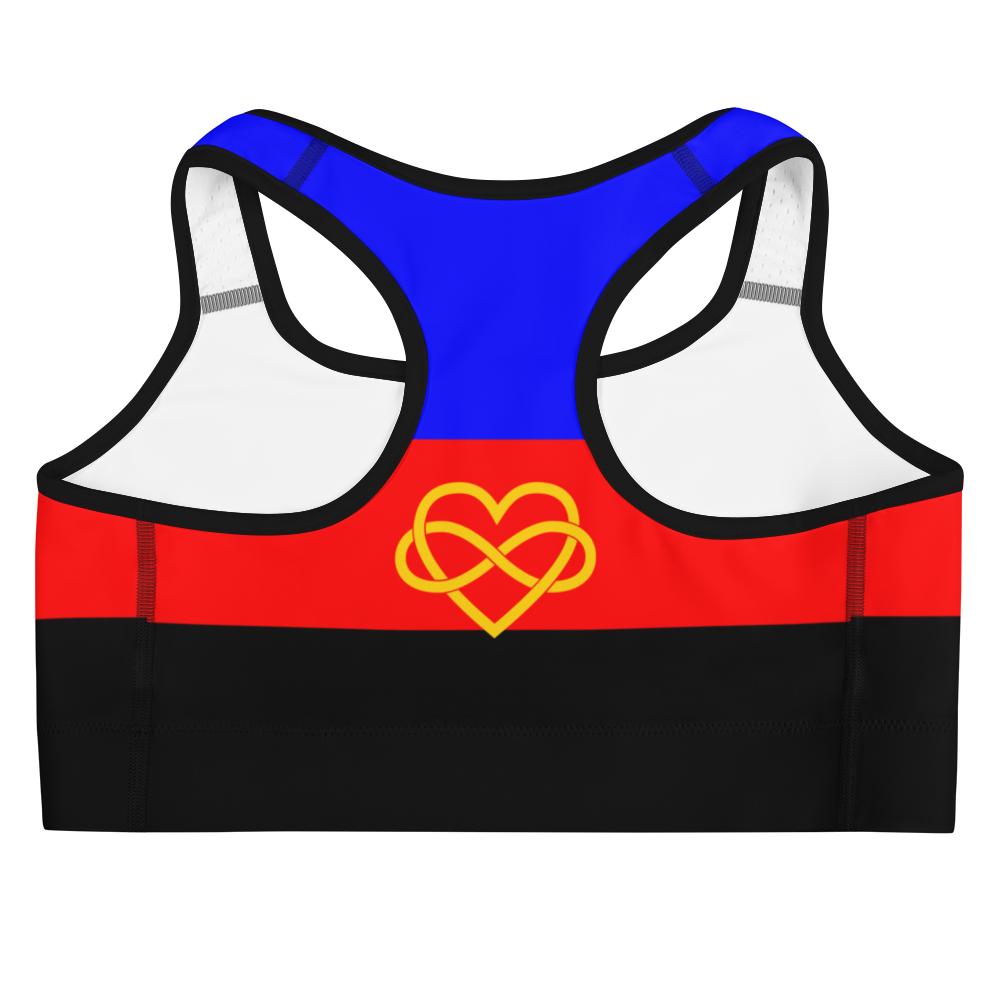 Poly Pride Flag Sports bra