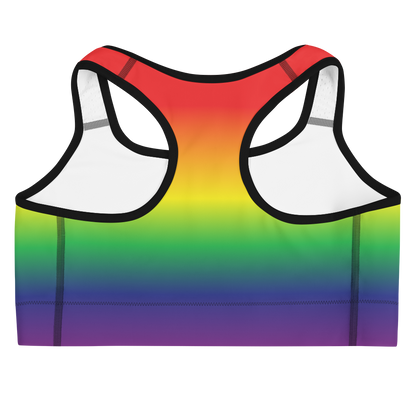 Rainbow Pride Gradient Sports bra