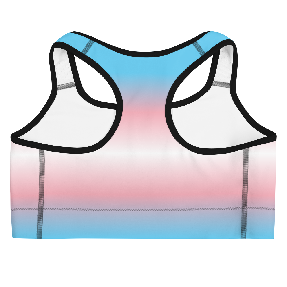 Trans Pride Gradient Sports bra