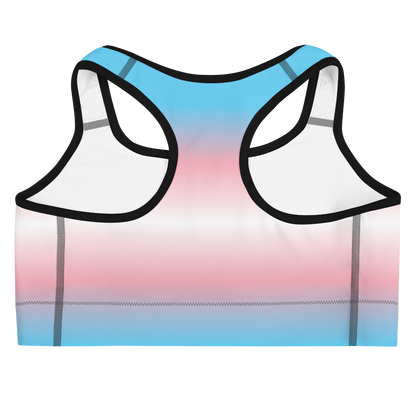 Trans Pride Gradient Sports bra