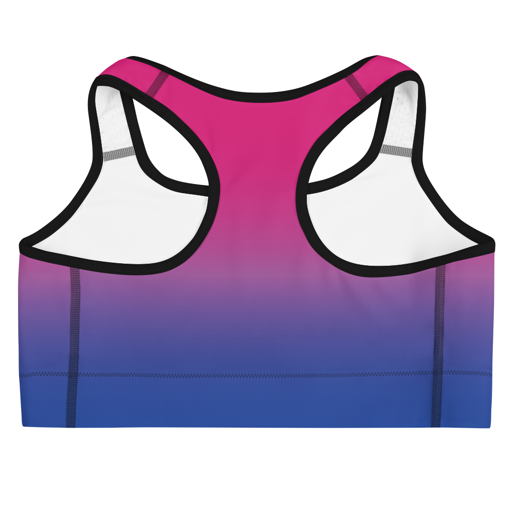 Bi Pride Gradient Sports bra